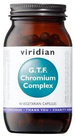 VIRIDIAN G.T.F. Chromium Complex  (Komplex zinku, ALA a chromu) 90 kapslí