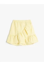 Koton Mini Skirt Frilly Layered Elastic Waist