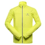 Men's ultralight jacket with impregnac ALPINE PRO SPIN sulphur spring