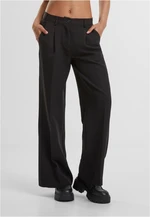 Women's wide-legged trousers black