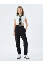 Koton High Waist Pocketed Relaxed Cut Jogger Sweatpants