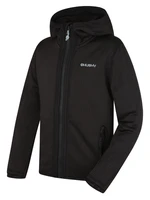 Husky  Artic Zips K black, 164 Detská mikina s kapucňou