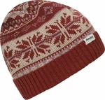 Bergans Jacquard Beanie Chianti Red/Lilac Chalk/Chalk Sand UNI Ski Mütze