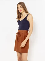 Brown Women's Skirt with Pockets CAMAIEU - Ladies