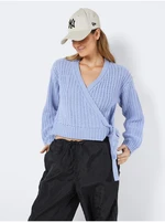 Blue Ladies Wrap Cardigan Noisy May Barley - Ladies