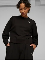 Black Women's Sweatshirt Puma Her Crew - Women