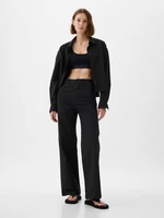 GAP Kalhoty high stride wide leg - Dámské