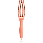 Olivia Garden Fingerbrush Coral plochá kefa S 1 ks