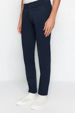 Trendyol Navy Blue Slim Fit Chino Trousers