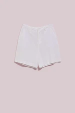 WOMEN'S SHORTS L-SH-4020 WHITE