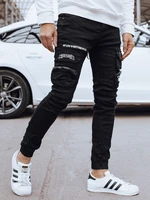 Men's Black Denim Cargo Pants Dstreet