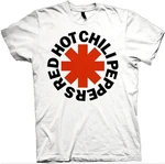 Red Hot Chili Peppers T-shirt Red Asterisk Unisex White L