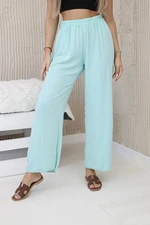 Wide mint trousers