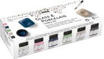 Kreul Chalky Set de pinturas para vidrio y porcelana. Chalky Set 6 x 20 ml