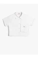 Koton Shirt Short Sleeve Pocket Detailed Cotton