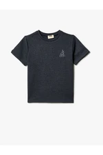 Koton T-Shirt Short Sleeve Crew Neck Embroidered Detailed