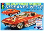 Skill 2 Model Kit 1967 Chevrolet Corvette Stingray "Streaker Vette" "The Great Street Machines" Series 1/25 Scale Model Car by MPC