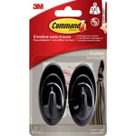 3M  Univerzálny háčik Command ™ (d x š x v) 83 x 38 x 32 mm čierna Množstvo: 2 ks