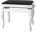 GEWA Piano Bench Deluxe Classic White Gloss