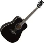 Yamaha FG-TA Black Chitară electro-acustică Dreadnought