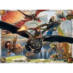 Ravensburger puzzle Jak vycvičit draka Vycvičení draci 150 dílků