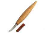 Lžičkový nůž BeaverCraft SK4S - Open Curve Spoon Knife with Leather Sheath