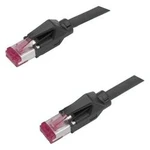 Síťový kabel RJ45 Bachmann 918.008, CAT 6, S/FTP, 5.00 m, černá