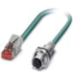 Síťový kabel RJ45 Phoenix Contact 1404205, S/FTP, 0.50 m, modrá