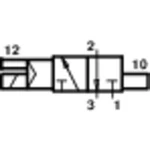 Elektropneumatický ventil Norgren V60A413A-A213L, 3/2-cestné, G 1/8, 24 V/DC