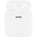 Bluetooth® špuntová sluchátka Denver TWE-36 111191120166, bílá