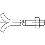 Šrouby do zdiva a do základů TOOLCRAFT TO-6855309, N/A, M20, 150 mm, ocel, 10 ks