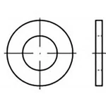 Podložka plochá TOOLCRAFT TO-6853635, vnitřní Ø: 8.4 mm, ocel, 100 ks