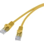 Síťový kabel RJ45 Basetech BT-2272267, CAT 5e, U/UTP, 3.00 m, žlutá