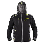 Pánská softshellová moto bunda W-TEC Kybero  černá-fluo  M