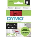 Páska do štítkovače DYMO 53717, 24 mm, 7 m, černá, červená