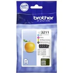 Brother Ink set LC-3211 VALDR originál azurová, purppurová, žlutá, černá LC3211VALDR