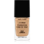 Wet n Wild Photo Focus lehký hydratační make-up pro rozjasnění pleti odstín Golden Beige 28 ml