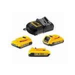 Akumulátor do nářadí a nabíječka, Dewalt DCB115D3 DCB115D3-QW