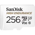 Paměťová kartam miniSDXC, 256 GB, SanDisk High Endurance Monitoring, Class 10, UHS-I, UHS-Class 3, v30 Video Speed Class, vč. SD adaptéru