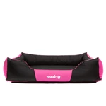 Pelíšek pro psa Reedog Comfy Black & Pink - L