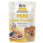 Kapsička Brit Care Mini Rabbit & Salmon fillets in gravy 85g