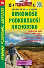 Krkonoše, Podkrkonoší, Náchodsko 1:100 000