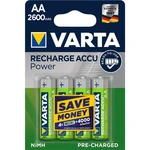 Batéria nabíjacie Varta Power, HR06, AA, 2600mAh, Ni-MH, blistr 4ks (5716101404) nabíjacie batérie • 4 ks v balení • typ AA • kapacita 2 600 mAh • nap