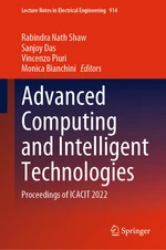 Advanced Computing and Intelligent Technologies