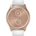 Chytré hodinky Garmin vivomove Style, Rose Gold-White, Silicone