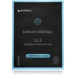 KORIKA Korean Heritage Silk & 8 Types of Hyaluronic Acid Hydrating Sheet Mask hydratačná plátienková maska Silk Hydrating sheet mask