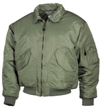 Bunda MFH® Flight Jacket CWU “Bomber“ – Olive Green (Barva: Olive Green, Velikost: XL)