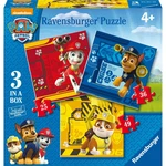 Ravensburger Tlapková Patrola Rubble, Marshall & Chase puzzle 25,36,49 dílků