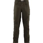 Kalhoty Fjällräven Kaipak Trousers - Dark Olive Velikost: C50