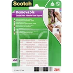 3M  108-EURO adhesive pads Scotch® sivá (d x š) 12.7 mm x 12.7 mm 64 ks